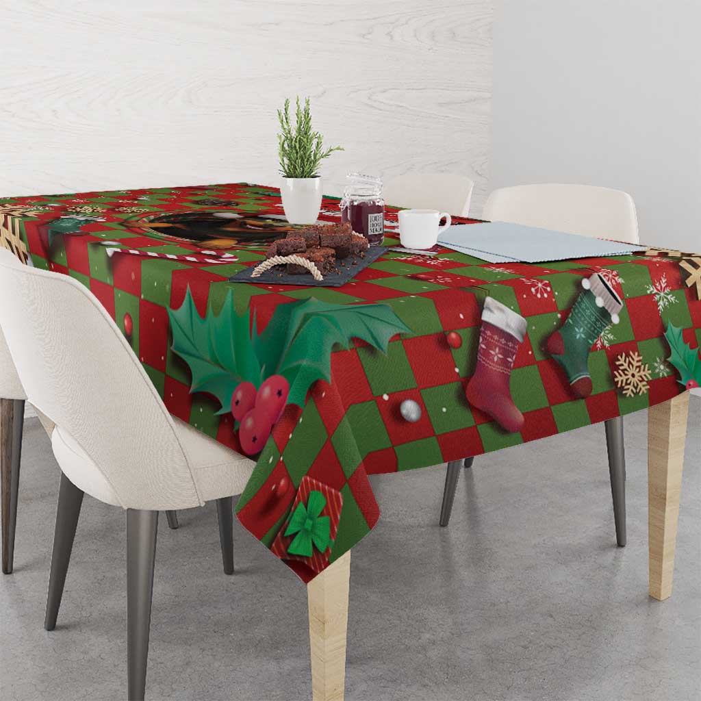 Rottweiler Christmas Tablecloth Merry Woofmas - Wonder Print Shop