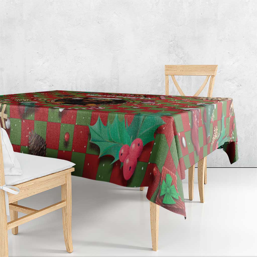 Rottweiler Christmas Tablecloth Merry Woofmas - Wonder Print Shop
