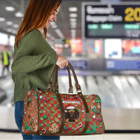 Rottweiler Christmas Travel Bag Merry Woofmas - Wonder Print Shop