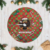 Rottweiler Christmas Tree Skirt Merry Woofmas - Wonder Print Shop
