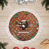 Rottweiler Christmas Tree Skirt Merry Woofmas - Wonder Print Shop