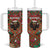 Rottweiler Christmas Tumbler With Handle Merry Woofmas - Wonder Print Shop