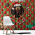 Rottweiler Christmas Window Curtain Merry Woofmas - Wonder Print Shop