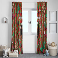 Rottweiler Christmas Window Curtain Merry Woofmas - Wonder Print Shop