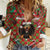 Rottweiler Christmas Women Casual Shirt Merry Woofmas - Wonder Print Shop