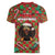 Rottweiler Christmas Women V-Neck T-Shirt Merry Woofmas - Wonder Print Shop