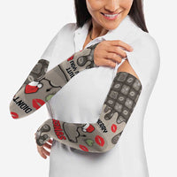 Elephant Christmas Arm Sleeves I Did Not Fart My Butt Blew You A Kiss - Wonder Print Shop