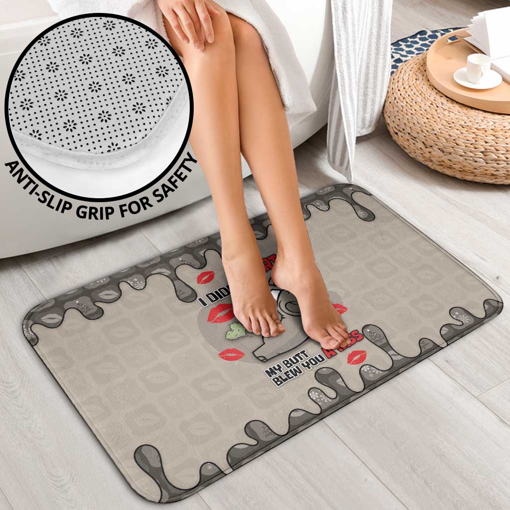 Elephant Christmas Bathroom Set I Did Not Fart My Butt Blew You A Kiss - Wonder Print Shop