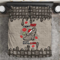 Elephant Christmas Bedding Set I Did Not Fart My Butt Blew You A Kiss - Wonder Print Shop