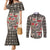 Elephant Christmas Couples Matching Mermaid Dress and Long Sleeve Button Shirt I Did Not Fart My Butt Blew You A Kiss - Wonder Print Shop