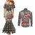 Elephant Christmas Couples Matching Mermaid Dress and Long Sleeve Button Shirt I Did Not Fart My Butt Blew You A Kiss - Wonder Print Shop
