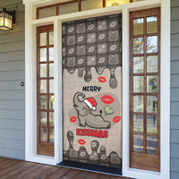 Elephant Christmas Door Cover I Did Not Fart My Butt Blew You A Kiss - Wonder Print Shop