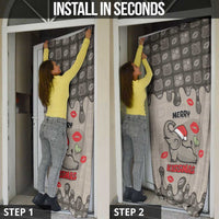 Elephant Christmas Door Cover I Did Not Fart My Butt Blew You A Kiss - Wonder Print Shop