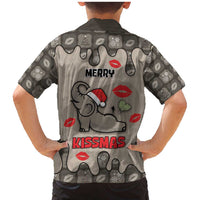 Elephant Christmas Family Matching Mermaid Dress and Hawaiian Shirt I Did Not Fart My Butt Blew You A Kiss - Wonder Print Shop