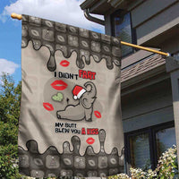 Elephant Christmas Garden Flag I Did Not Fart My Butt Blew You A Kiss - Wonder Print Shop