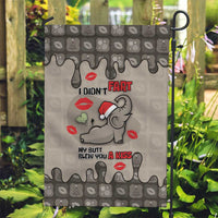 Elephant Christmas Garden Flag I Did Not Fart My Butt Blew You A Kiss - Wonder Print Shop