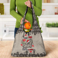 Elephant Christmas Grocery Bag I Did Not Fart My Butt Blew You A Kiss - Wonder Print Shop