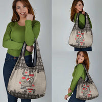 Elephant Christmas Grocery Bag I Did Not Fart My Butt Blew You A Kiss - Wonder Print Shop