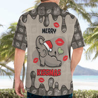 Elephant Christmas Hawaiian Shirt I Did Not Fart My Butt Blew You A Kiss - Wonder Print Shop