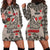 Elephant Christmas Hoodie Dress I Did Not Fart My Butt Blew You A Kiss - Wonder Print Shop