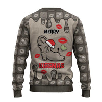 Elephant Christmas Ugly Christmas Sweater I Did Not Fart My Butt Blew You A Kiss - Wonder Print Shop