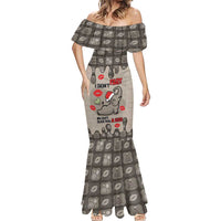 Elephant Christmas Mermaid Dress I Did Not Fart My Butt Blew You A Kiss - Wonder Print Shop