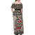 Elephant Christmas Off Shoulder Maxi Dress I Did Not Fart My Butt Blew You A Kiss - Wonder Print Shop
