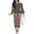 Elephant Christmas Off The Shoulder Long Sleeve Dress I Did Not Fart My Butt Blew You A Kiss - Wonder Print Shop