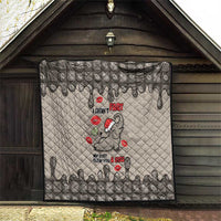 Elephant Christmas Quilt I Did Not Fart My Butt Blew You A Kiss - Wonder Print Shop