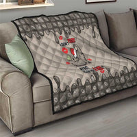 Elephant Christmas Quilt I Did Not Fart My Butt Blew You A Kiss - Wonder Print Shop