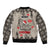 Elephant Christmas Sleeve Zip Bomber Jacket I Did Not Fart My Butt Blew You A Kiss - Wonder Print Shop