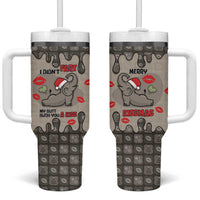 Elephant Christmas Tumbler With Handle I Did Not Fart My Butt Blew You A Kiss - Wonder Print Shop