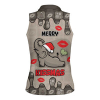 Elephant Christmas Women Sleeveless Polo Shirt I Did Not Fart My Butt Blew You A Kiss - Wonder Print Shop