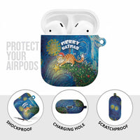 Merry Catmas AirPods Case Cat Hanging On Xmas Tree - Wonder Print Shop