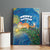 Merry Catmas Canvas Wall Art Cat Hanging On Xmas Tree - Wonder Print Shop