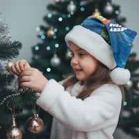 Merry Catmas Christmas Santa Hat Cat Hanging On Xmas Tree - Wonder Print Shop