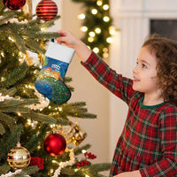Merry Catmas Christmas Stocking Cat Hanging On Xmas Tree - Wonder Print Shop