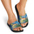 Merry Catmas Slide Sandals Cat Hanging On Xmas Tree - Wonder Print Shop