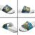 Merry Catmas Slide Sandals Cat Hanging On Xmas Tree - Wonder Print Shop