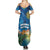 Merry Catmas Summer Maxi Dress Cat Hanging On Xmas Tree - Wonder Print Shop
