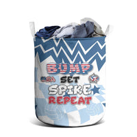 USA Volleyball Laundry Basket Bump Set Spike Repeat