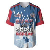 Custom USA Volleyball Baseball Jersey Bump Set Spike Repeat