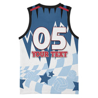 Custom USA Volleyball Basketball Jersey Bump Set Spike Repeat
