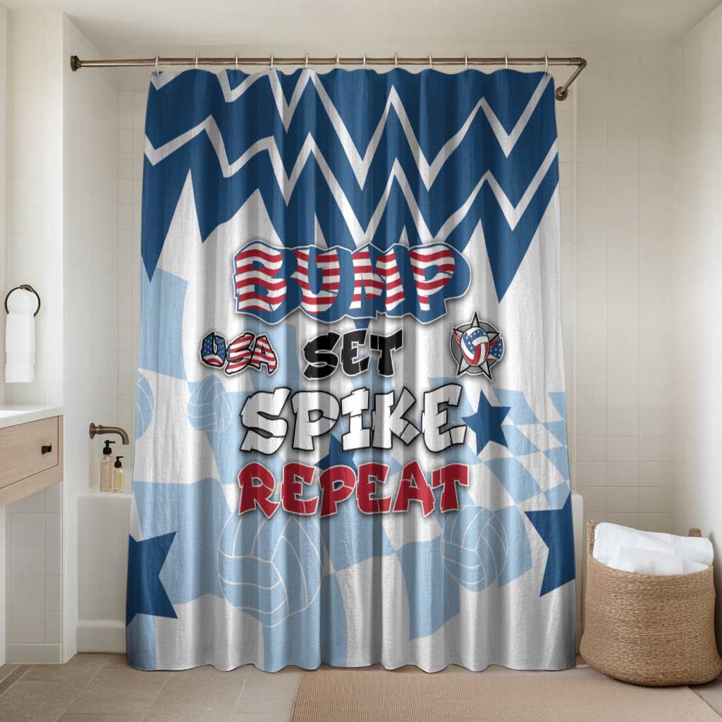 USA Volleyball Bathroom Set Bump Set Spike Repeat