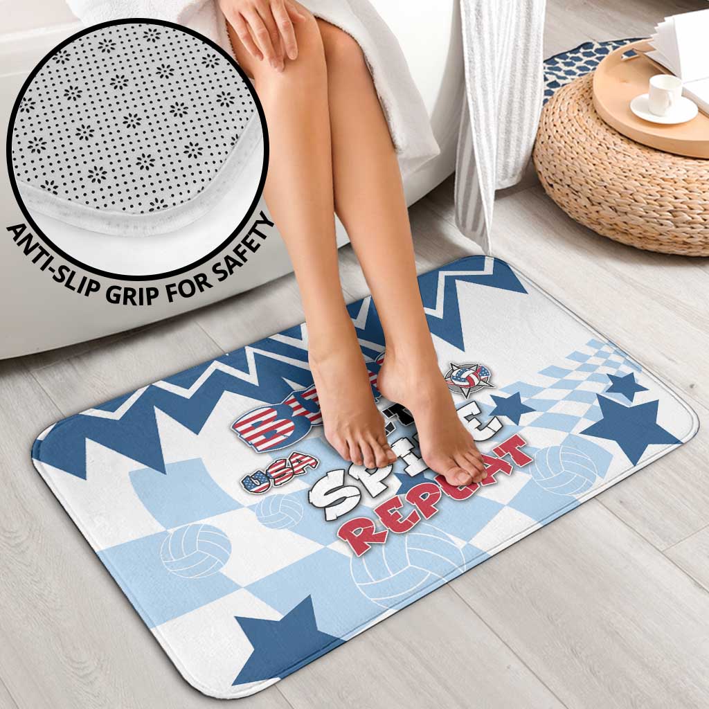 USA Volleyball Bathroom Set Bump Set Spike Repeat