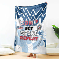USA Volleyball Blanket Bump Set Spike Repeat