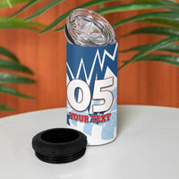 Custom USA Volleyball 4 in 1 Can Cooler Tumbler Bump Set Spike Repeat