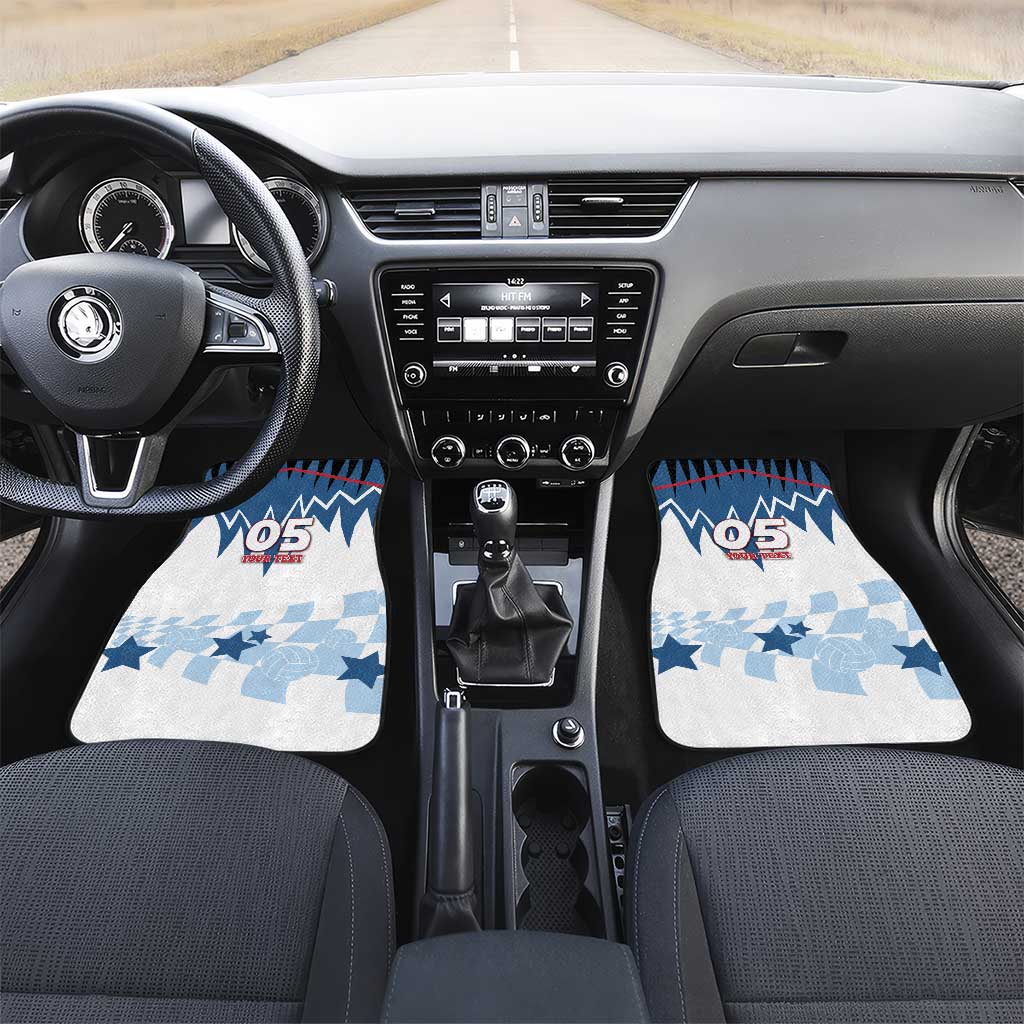 Custom USA Volleyball Car Mats Bump Set Spike Repeat