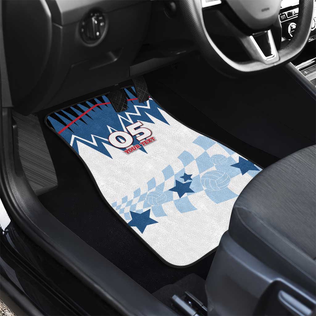 Custom USA Volleyball Car Mats Bump Set Spike Repeat