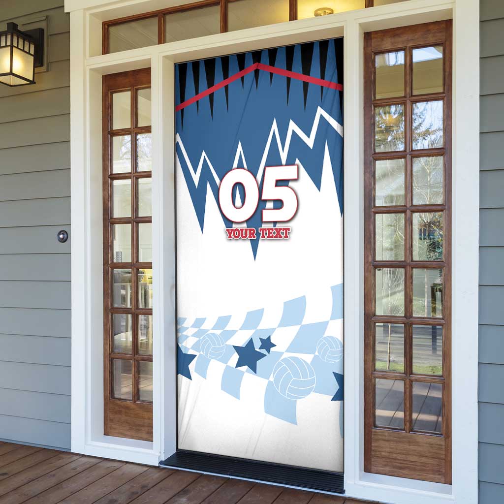 Custom USA Volleyball Door Cover Bump Set Spike Repeat